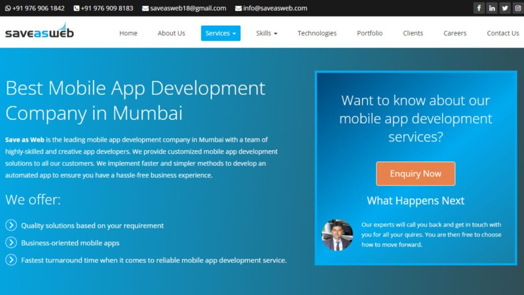 Mobile App development companies Mumbai